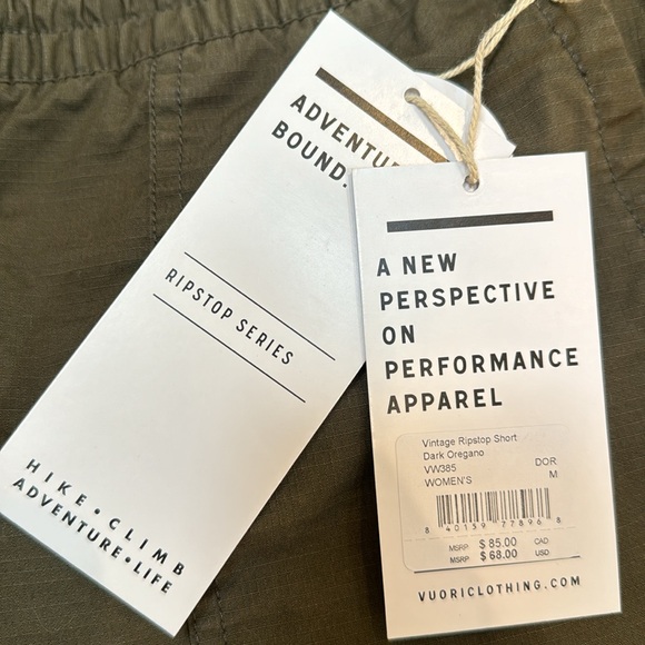 Vuori Vintage Ripstop short, Dark Oregano, M - Picture 3 of 6